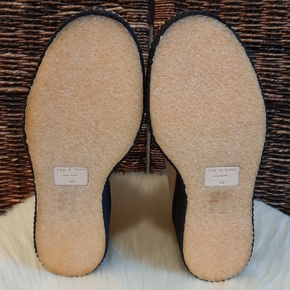 NIB Rag & Bone Sloane Wedge Chelsea Boots Suede Leather Paloma Cream 10 NEW - Picture 5 of 7